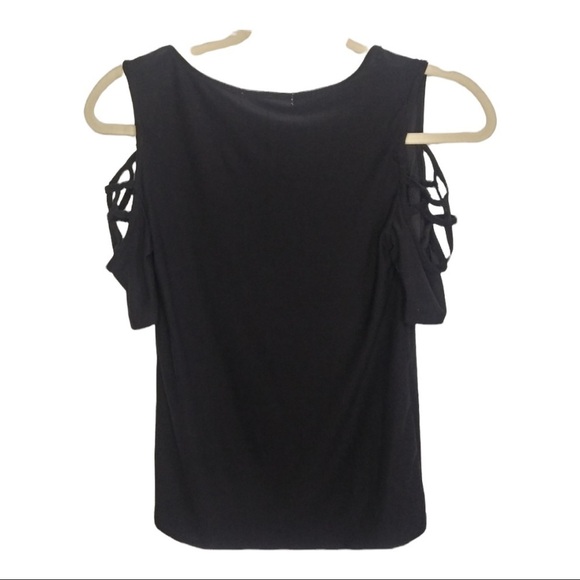 Eye candy open shoulder shirt size medium - Picture 1 of 5
